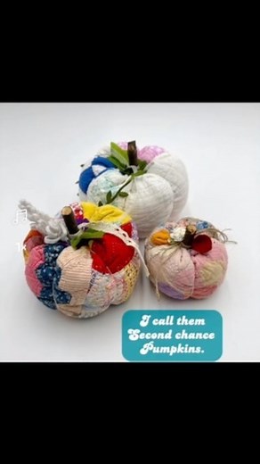 4.8K views · 56 reactions | Are we already talking pumpkins?! It’s well past July 4th . My previous reel mentioned that I use my “scrap gold” for all kinds of things including P.U.M.P.K.I.N.S! There are a lot of tutorials on Pinterest, but I put a LINK to my favorite in my bio. PS - I will not be making pumpkins to sell this year. But I sure hope you make some for yourself and friends! #fabricpumpkins #scrapbuster #pumpkinspice #scrapinspiration | Sully's Upcycled | Facebook