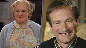 In this ET flashback, the late Robin Williams explains how he created Mrs. Doubtfire's iconic voice back in 1993. | Entertainment Tonight