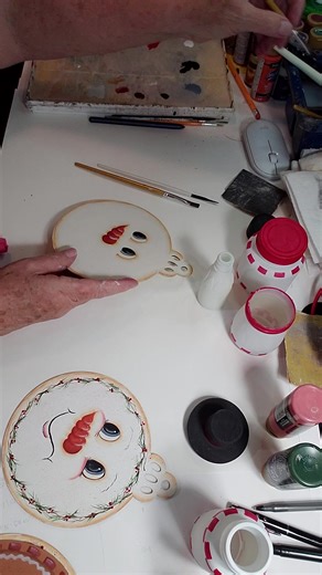 1.5K views · 86 reactions | Great video to show you how to paint a snowman face. Hope you enjoy and share with your friends. Everyone | Vintage To Chic | Facebook