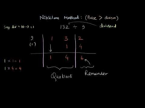 Division using Vedic Math- Nikhilam-1| Unit 12 | UP math Class 7| Khan Academy