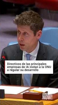 Los directivos de las principales empresas de IA instan a la ONU a regular su desarrollo