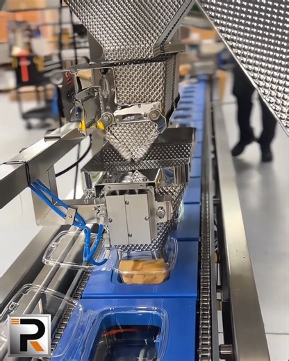 Precision PMD on Instagram: "Check out this efficient setup from one of our latest projects at Precision PMD! Our VH Series denester is smoothly separating the clamshell trays, while the multi-head scale accurately fills them with product. Everything moves seamlessly along the conveyor, and from there it heads to our lid closer for a secure finish (not shown in this clip). Ready to optimize or create your packaging line? Contact us for customized machinery solutions! 🌐- precisionpmd.com #Packag