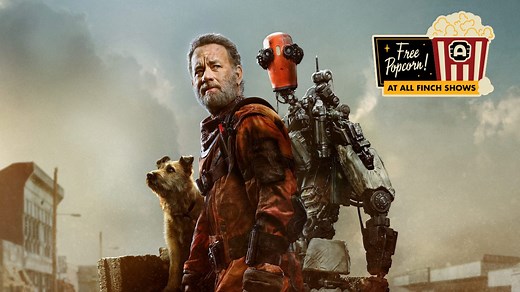 1.1K views · 619 reactions | On a post-apocalyptic earth, a robot, built to protect the life of his creator's beloved dog, learns about life, love, friendship and what it means to be human. Get FINCH tickets now, and enjoy unlimited free popcorn. | Alamo Drafthouse Cinema | Facebook