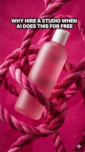 daily prompt.. how to make pro product photos with zero budget 💀 AI does it better #AIart