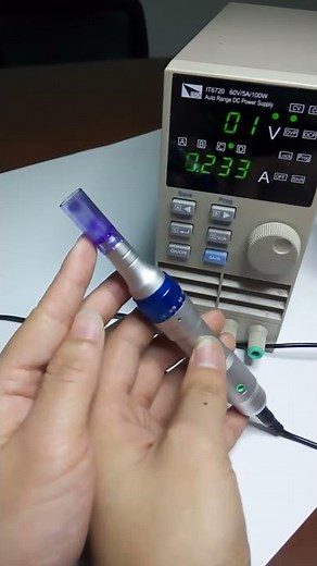 Does Dr pen A6 work up and down or just vibrate ? Let's test it