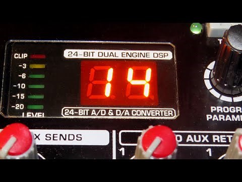 Behringer Xenyx X2222 USB mixer- FX processor demo-Part 1 of 2(voice)