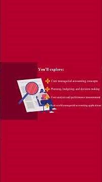 Managerial Accounting with Professor Ann Medinets