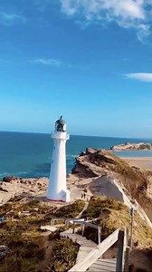 Castlepoint is a small beachside town on the Wairarapa coast of the Wellington Region of New Zealand 🤩🌺🌺 Have you ever been there? ❤️ 🎥 : @my_peace_simplified #Castlepoint #Newzealand | 1st New Zealand