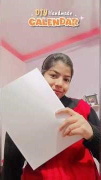 DIY handmade calendar🗓📆 #diy #handmade #calendar #viralshort
