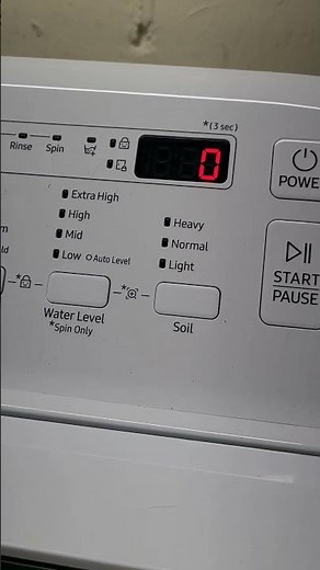 Samsung WA44A3205AW Laundry is done Chime
