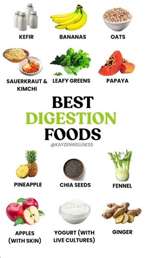 12 Foods for Better Digestion & a Healthy Gut (No More Bloating!)