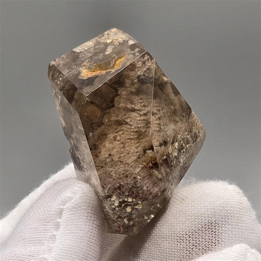 Amphibole-included Quartz Freeform – Natural Cloud & Plume Aggregates – Brazil (28.43 G) - Etsy