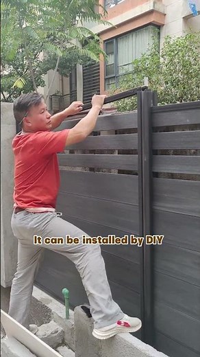 Come to See This WPC Fence! #diy #wpc #garden #mexytech #wood #backyard #fence