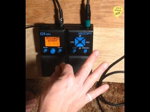 Andrew Cotton - Zoom G1on pedal tutorial