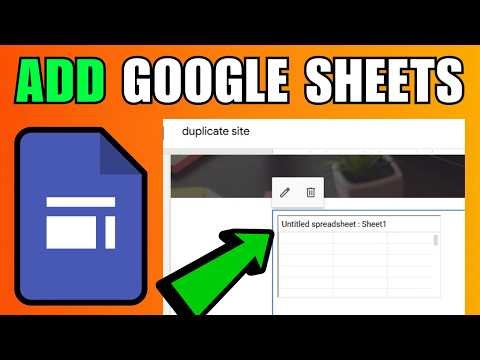 How To Add Google Sheets To Google Sites (2026) (Quick And Easy Guide)
