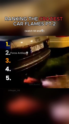 Ranking The Craziest Car Flames PT.2!