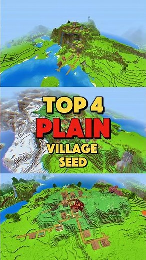 🔥 Top 4 Plain Village Seed For Minecraft 1.21 Bedrock And PE | Seed Minecraft 1.21.70