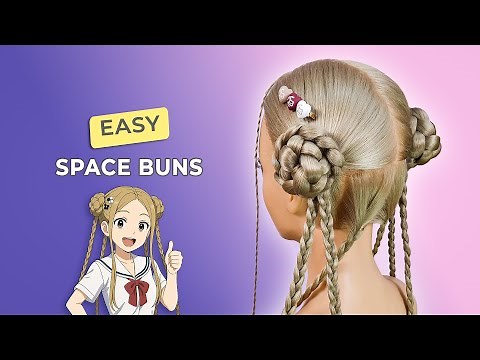 Space Buns Tutorial: Epic Anime Inspired Hairstyle!