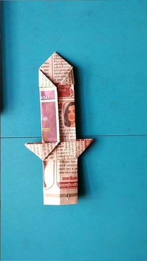 12 Diy /Paper sword/ how to make paper sword from newspaper /origami