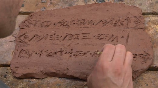 Watch a homemade alphabet expose why inventing writing was harder than it looks