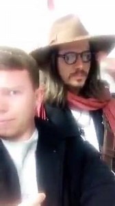 Just met Johnny Depp at the airport dropped him a few bars n that... 😜 | Sonny Green
