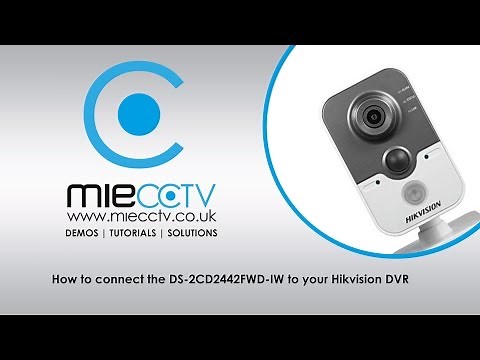 How to connect the DS-2CD2442FWD-IW 4MP IP Cube Camera to a Hikvision DVR or NVR via Wireless
