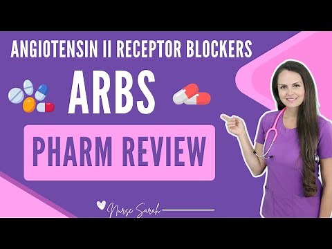 Angiotensin 2 Receptor Blockers (ARBS) Pharmacology Nursing NCLEX Quick Review