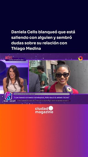 Ciudad Magazine on Instagram: "La ex Gran Hermano se refirió a su vínculo con el padre de sus hijas y sorprendió con una confesión que dejó a todos pensando. Video gentileza: @eltrecetv 🔗 Leé la nota completa en Ciudad.com o link en bio #Espectáculos #DanielaCelis"