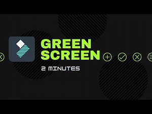 Filmora Software Tutorial | Green Screen | 2 Minutes | Tagalog