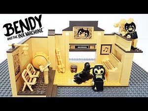 Bendy And The Ink Machine Recording Studio Lego Stop Motion Bendy Lego Sets Stop Motion