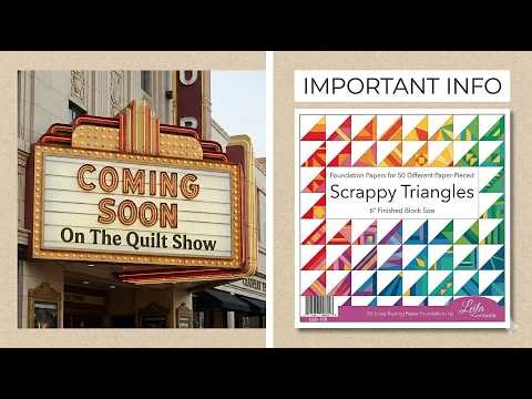 Alex Anderson LIVE: New Project Alert - Scrappy Triangles with Alex Anderson