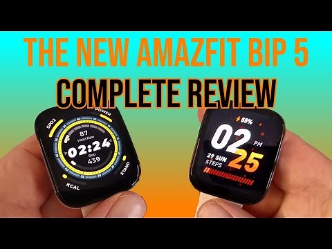 Complete Review of the new Amazfit Bip 5 Smart Watch! Does it punch above it's weight?