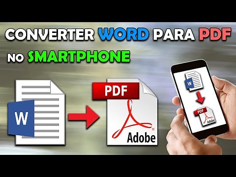 Como converter arquivo Word para PDF no Celular