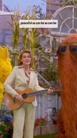 Sesame Street on Instagram: "It’s in our nature to love nature! Thank you, @brandicarlile, for visiting our street and helping us to celebrate the world around us. We love you! #Season54 💛💚☀️🌎🌼🌲"