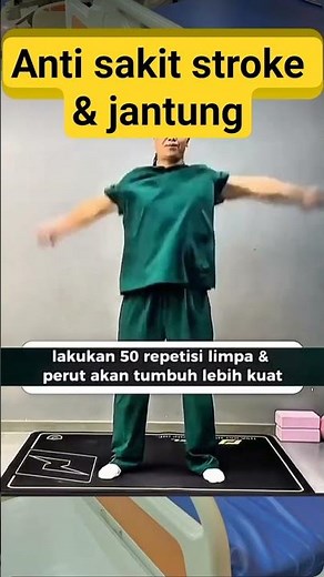 senam untuk mencegah stroke dan sakit jantung #stroke #jantung