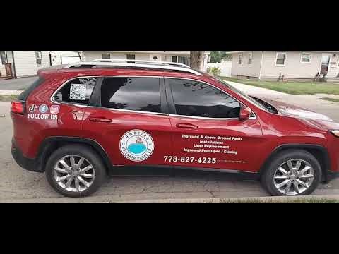 above-ground pool installation
