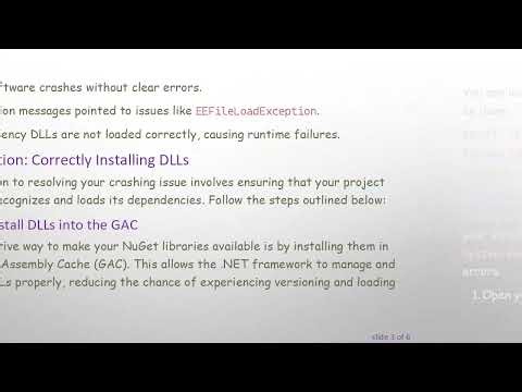 Solving NuGet Library Issues in Unmanaged C# .NET Projects