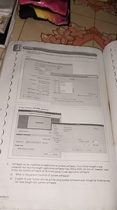 Software can be classified as application or system software. Y... | Filo