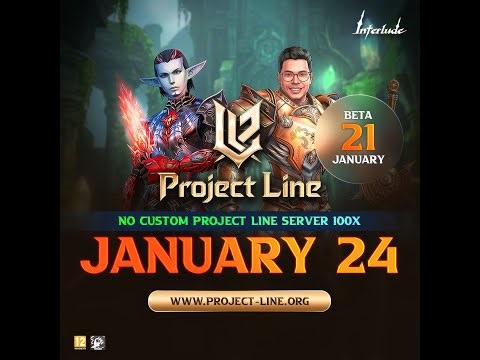 🔴 BETA TESTE ONLINE | Project Line AO VIVO - Lineage 2 !serve !interface
