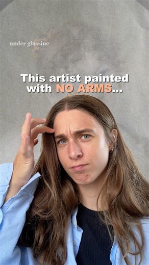 She Became a Royal Painter With NO ARMS #art #history #painting