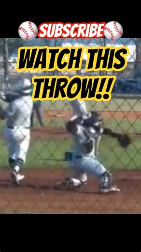 Catcher throws a missile that just missed pitchers face! #mlb #baseball #highlights #sports #shorts
