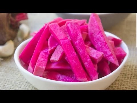 Best Lebanese PICKLED TURNIPS Armenian & Middle Eastern - By Ani
