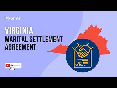 Explaining Virginia Marital Settlements