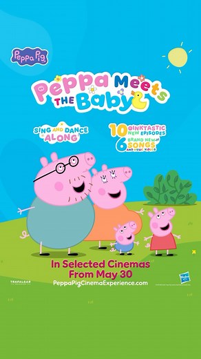 336K views · 7.5K reactions | We’re expecting PIG changes!  Join Peppa Pig and her family as they get ready for their biggest adventure yet: welcoming a new baby!  With 10 oinktastic new episodes, six brand new songs and music videos, little ones can dance and sing along with Peppa and her family and friends starting May 30th in select cinemas. You don’t want to miss this! 朗 | Peppa Pig | Facebook
