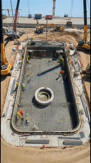 AI Builds Giant iPhone Swimming Pool From Scratch | Satisfying Construction Timelapse