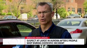 Police give update on shooting, search for suspect in Aurora, Illinois