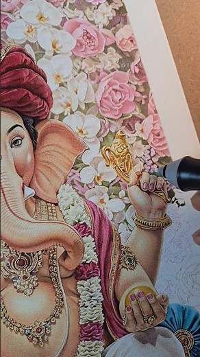 How to erase BALLPEN❓️#shorts #ballpenart #ganpatibappa #viral #trending