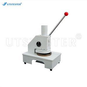 [Hot Item] GSM Manual GSM Paper Round Cutter Process Testing Machine Circular Paper Cutter