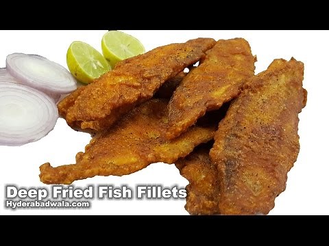 Fish Fillets (Deep Fried) Recipe Video - How to Make Crispy Deep Fried Fish Fillets- Easy & Simple