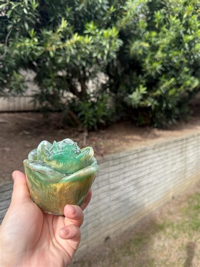 Rose Trinket Box | Divine Feminine Jewelry Box | Goddess Altar Decor | Crystal Resin Keepsake Box | Spiritual Gift | Witchy Rose Storage Box - Etsy